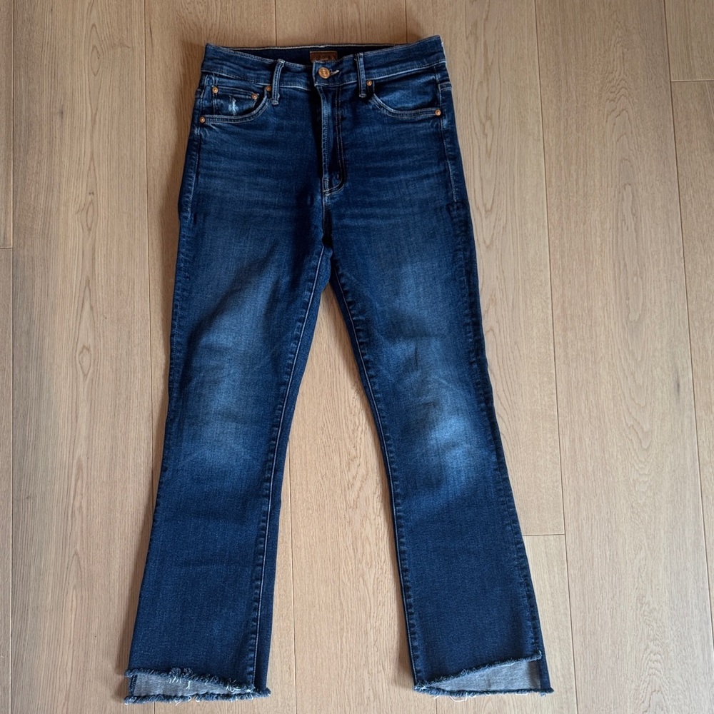 MOTHER Jeans The Insider Crop Step Fray